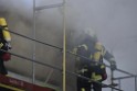 Dachstuhlbrand Koeln Poll Geislarerstr P359